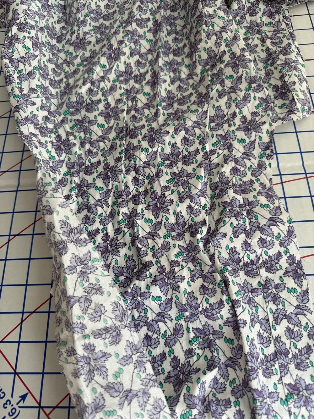 Vintage Purple Cutter Textile Lot 1940s Dress Pillowcases Corduroy Rick Rack